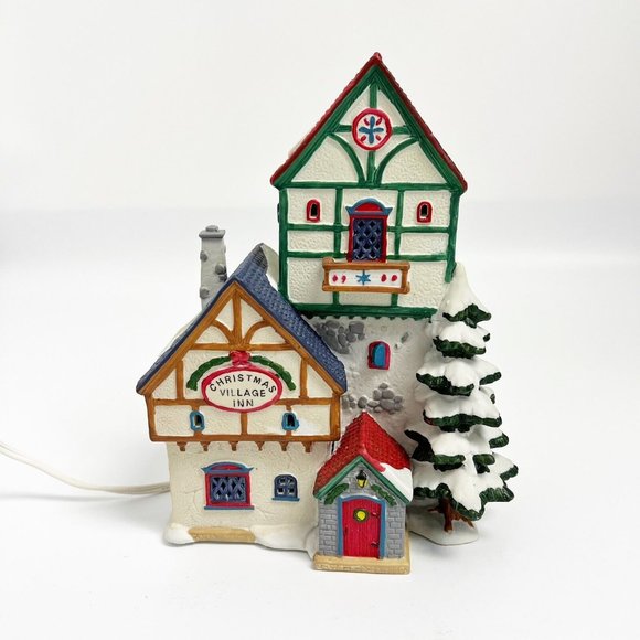 Lemax Other - Hearthside Lemax Christmas Village Inn House Christmas Lighted 1995 light
